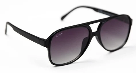 Haga Eyewear Santiago Matt Black G15, Gradient Lens