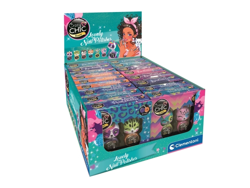 Clementoni Lovely Animals Nail Polish CDU36