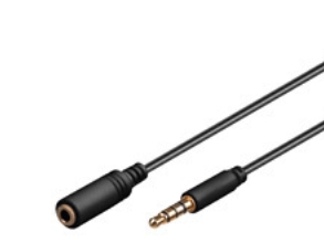 Luxorparts Förlängningskabel med 3,5 mm-kontakt 5,0 m