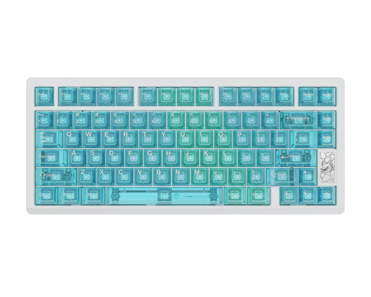 Chilkey Slice75 HE Gaming Tangentbord ANSI - Vit