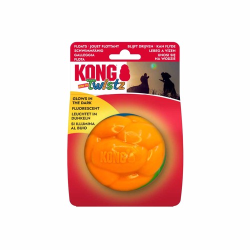 Kong - Twistz High-Viz Ball - High-Visibility Colors - Ø8,5cm