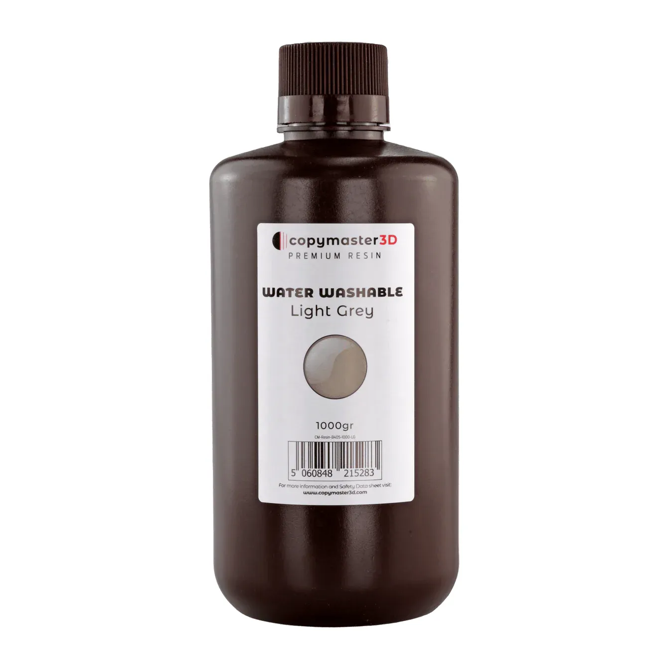 Copymaster3D Water Washable UV Resin - 1000 ml - Light Grey