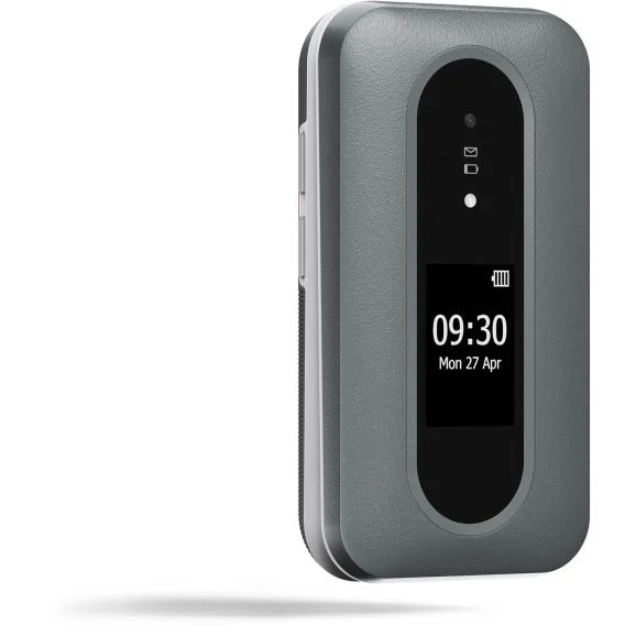 Doro Leva L31 mobiltelefon, grafit/vit, bild 4