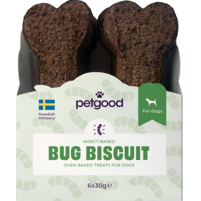 Petgood insektsbaserat hundkex 6-pack