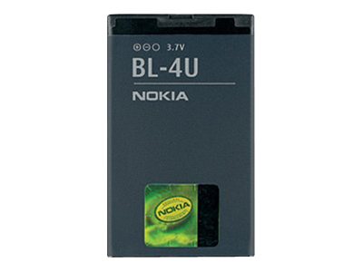 Nokia BL-4U - Batteri till mobiltelefon - Li-Ion - 1000 mAh - för Nokia 301, 3120, 500, 515, 5250, 5330, 5530, 6600, 8800, C5, E75 Asha 210, 30X, 311, 50X