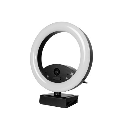 Arozzi Occhio – True Privacy Webbkamera med ringljus
