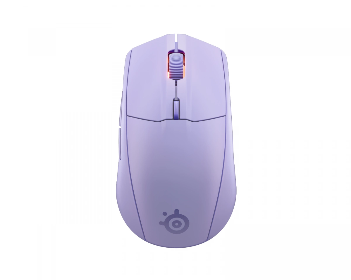 SteelSeries Rival 3 Gen 2 trådlös gamingmus, lavendel, bild 4