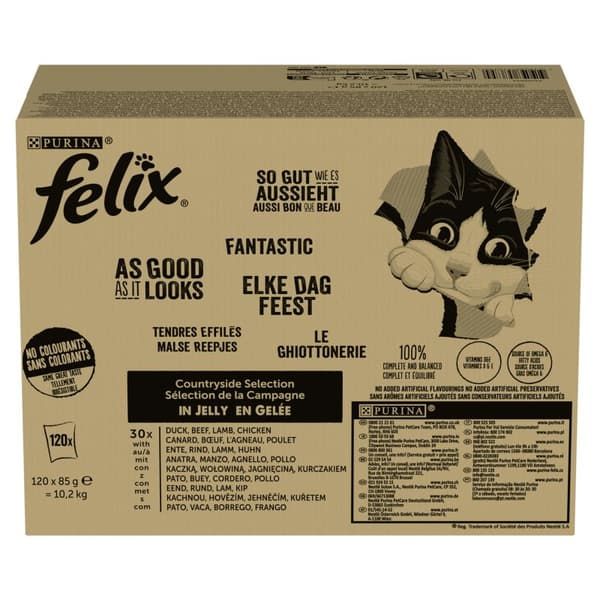Purina Felix Fantastic Mix lantliga smaker 120x85 g