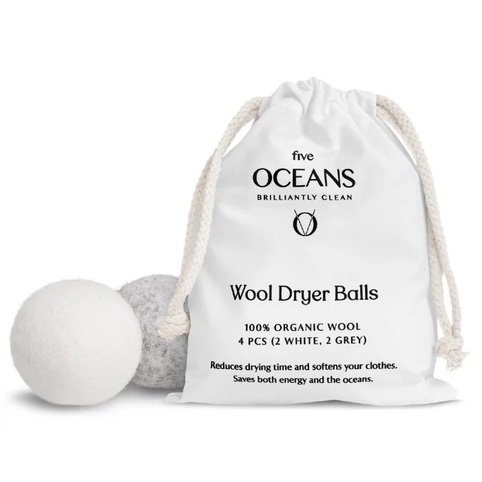Five Oceans Dryer Ball Wool 4 st