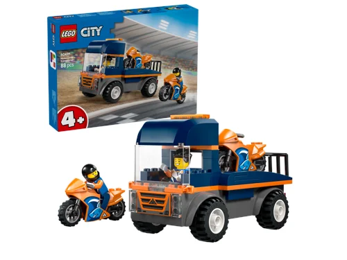 LEGO City Great Vehicles Motorcykeltransport 60491, bild 2