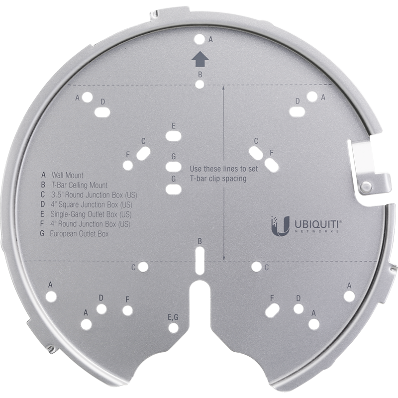 Ubiquiti Versatile mounting for UAP-AC-PRO, HD, SHD and above, bild 5