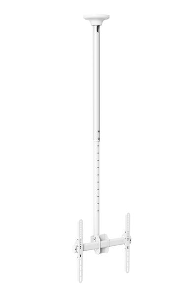 Takfäste HI-ND Ceiling Mount and Telescope pipe, för skärm 32-65", 100-160cm, VESA 200x200-400x400mm, max 50 kg - Vit, bild 3