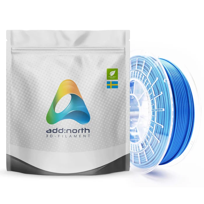 Addnorth E-PLA-filament för 3D-skrivare 1,75 mm Medium Blue