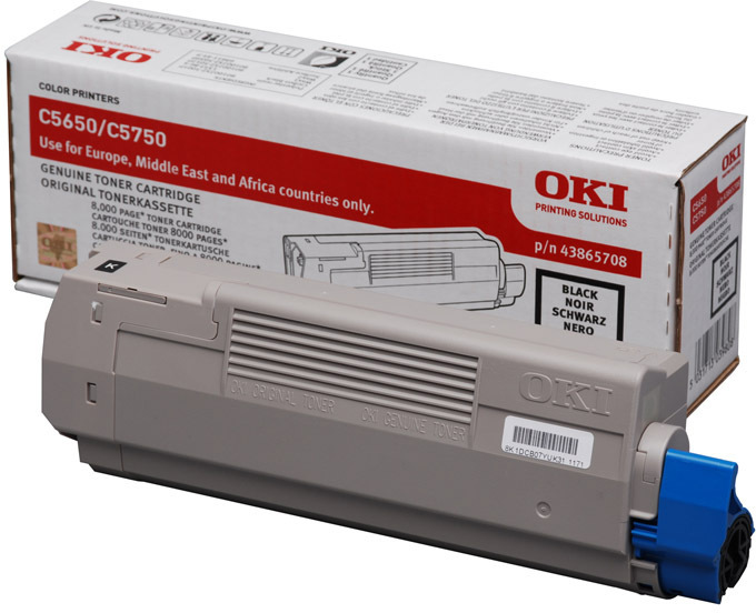 OKI C5650/5750, 8000 sidor, Svart, bild 3