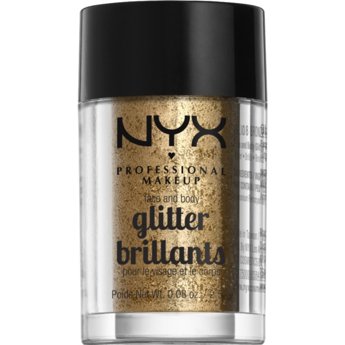 NYX PROFESSIONAL MAKEUP Face & Body Glitter Bronze