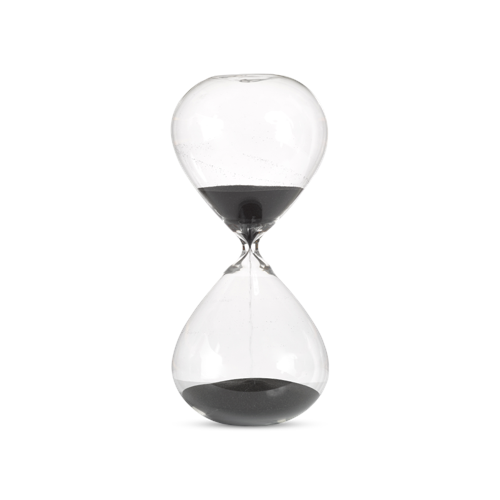 POLSPOTTEN - Sandglass Ball - Timglas - M - Svart
