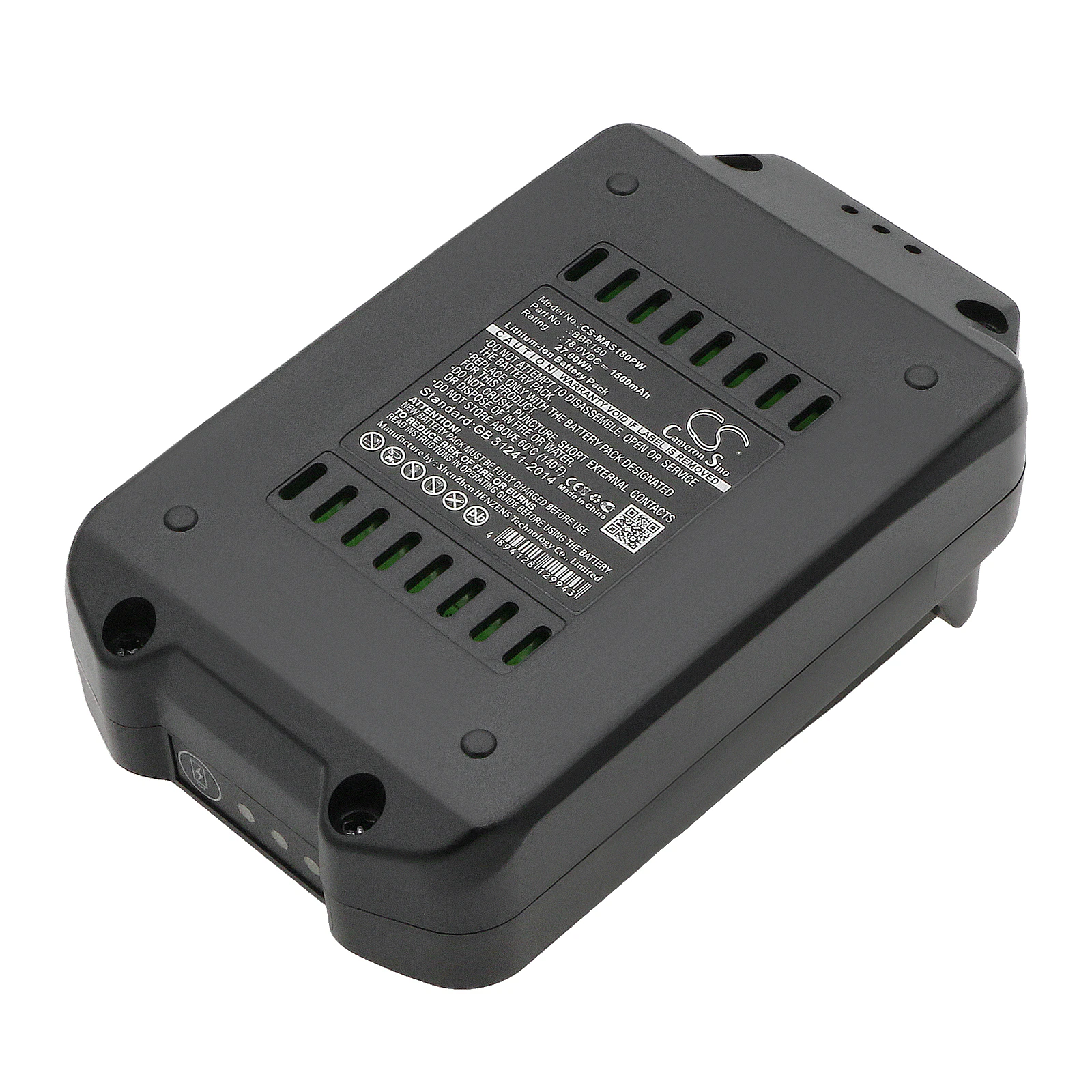 Batteri till Elverktyg för Meister Craft MAS180, MAS18VL-2, 5451370 m.fl.