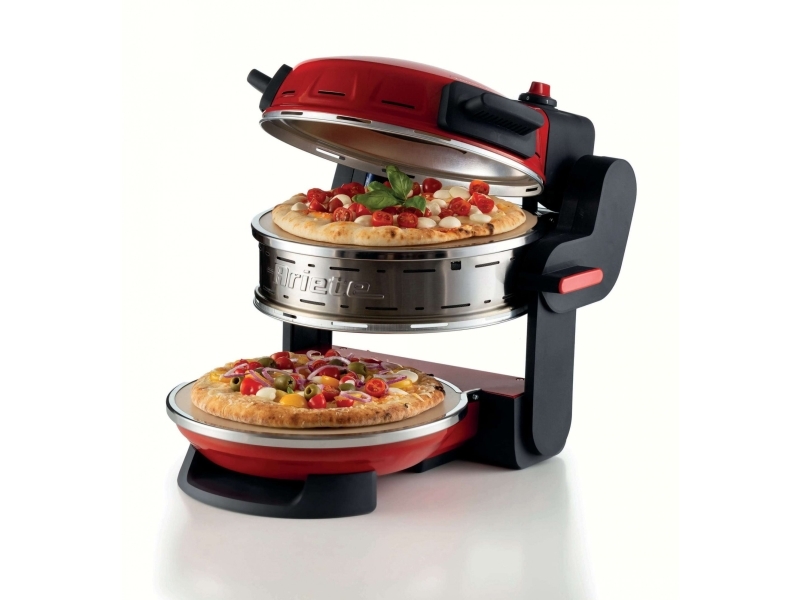 Ariete 927/00 Pizzeria Italiana pizzaugn 2300 W, 2 pizzor, 32 cm, röd