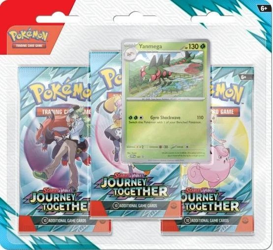 Pokemon Scarlet & Violet 9: Journey Together - 3-pack Booster Blister (Max 1st)