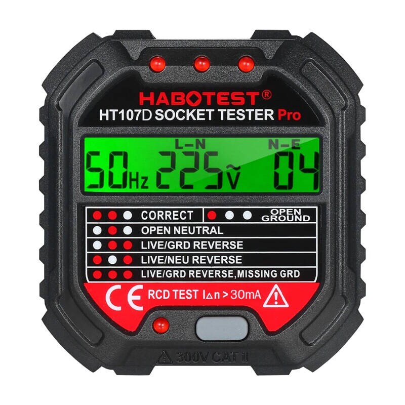 Stickproppstestare med digital display – Habotest HT107D, bild 2
