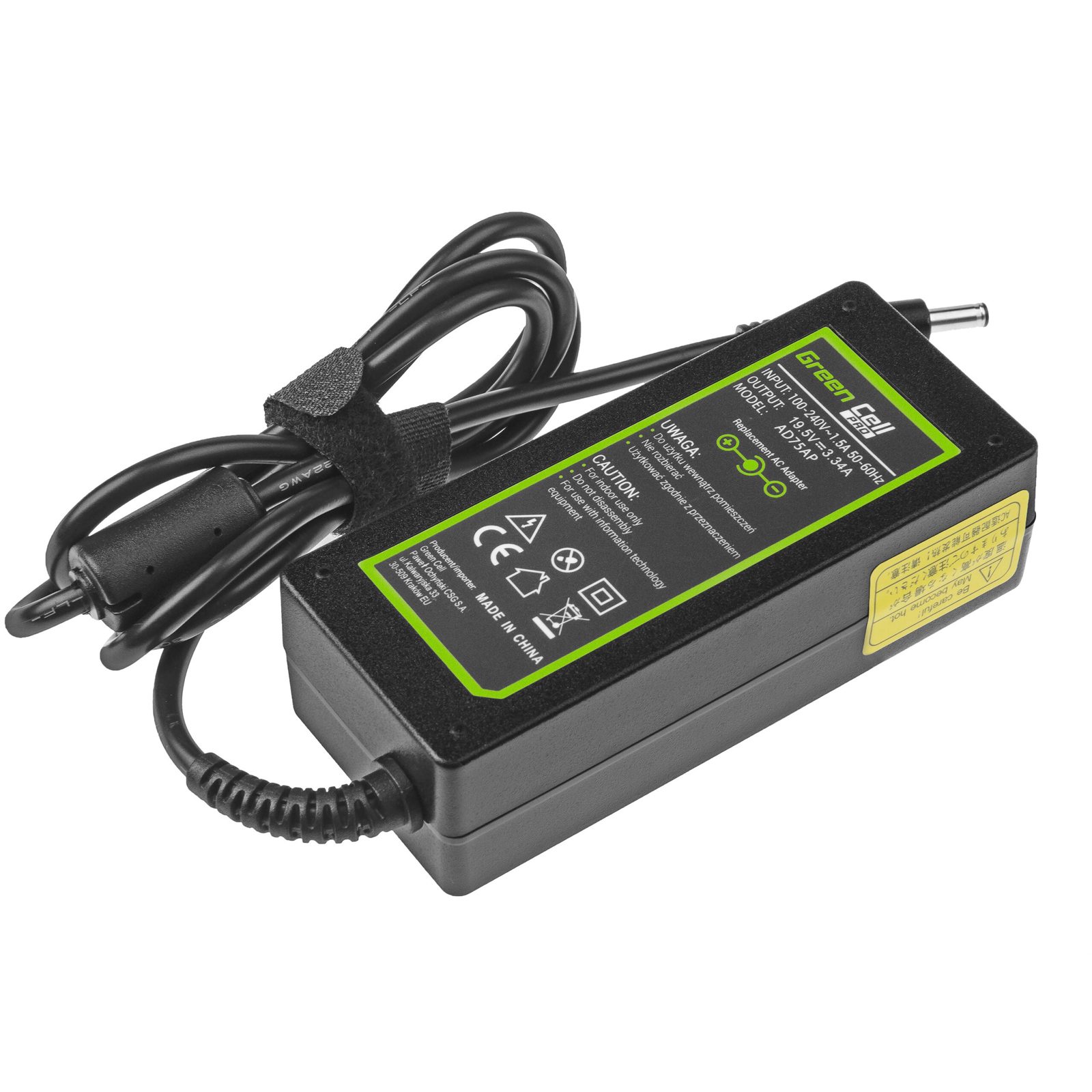 Green Cell PRO laddare 19,5V 3,34A 65W – kompatibel med Dell Inspiron, bild 3
