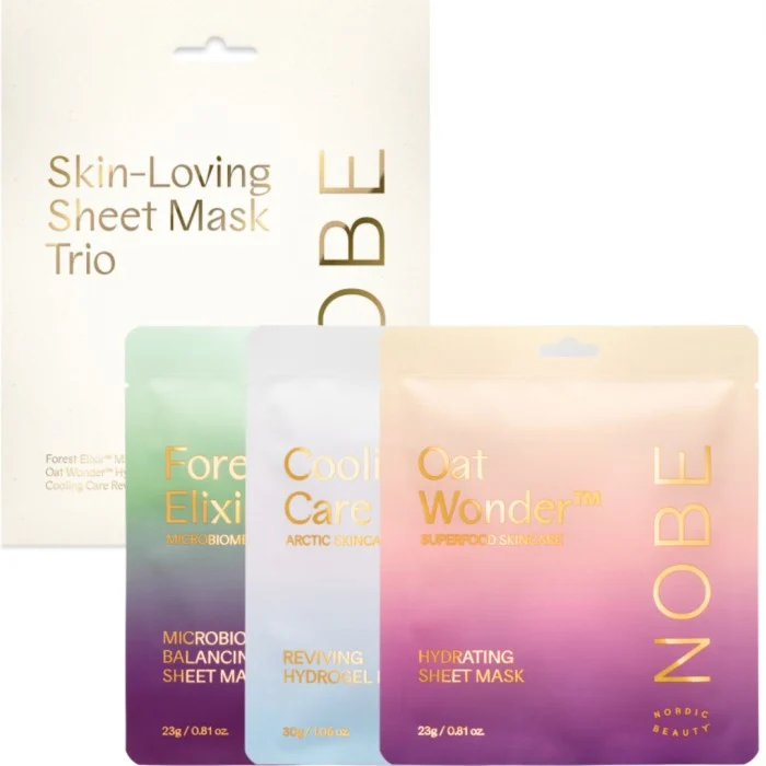 NOBE Skin-Loving Sheet Mask Trio