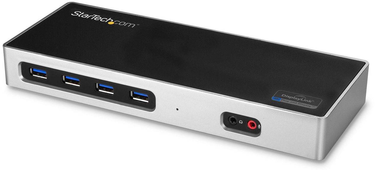 USB-C/USB 3.0 dockningsstation StarTech.com DK30A2DH, 2xHDMI/2xDP 4K@60Hz, komboport hörlur/mikrofon, GigaLAN, 6xUSB 3.1, bild 2