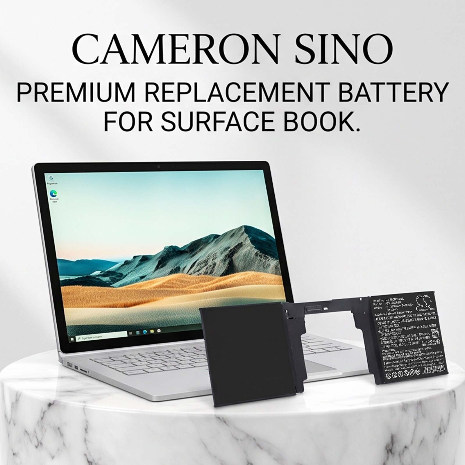 Batteri till Bärbar dator, laptop för Microsoft Surface Book 3 15 inch, bild 2