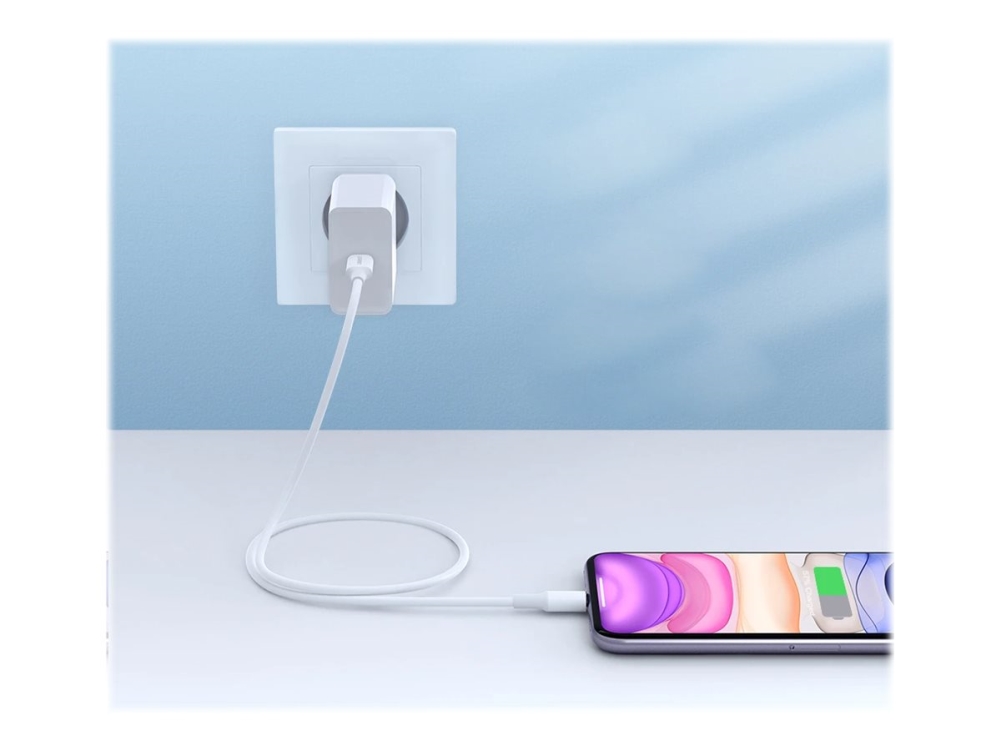 UGREEN USB-C till Lightning Kabel 1m - Vit