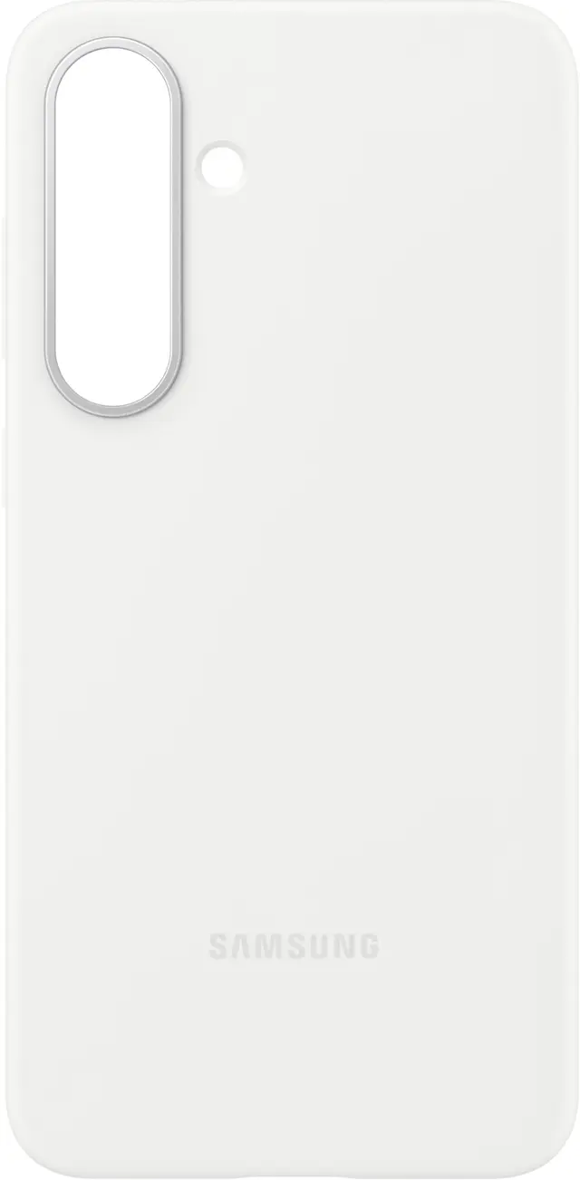 Samsung Galaxy S25 FE silikonfodral, vit