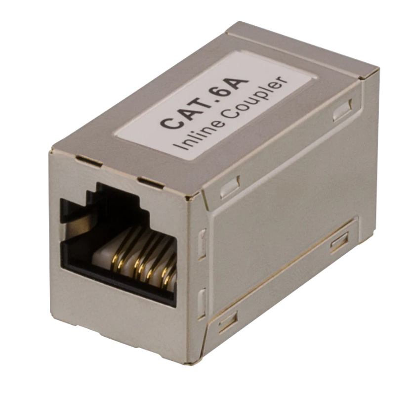 Skarvkontakt Cat6a Deltaco, FTP (skärmad), hona-hona - Silver