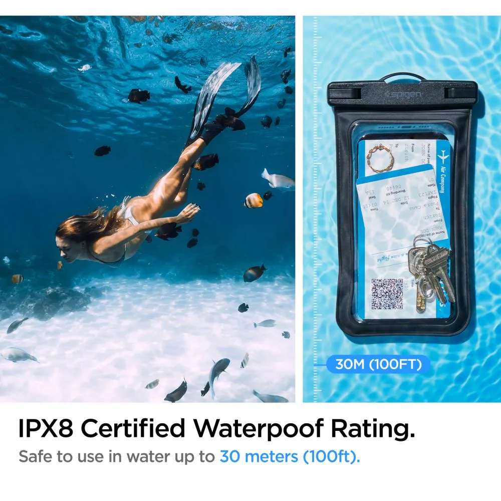Spigen Aqua Shield A601 fodral vattentätt IPX8 - svart, bild 3