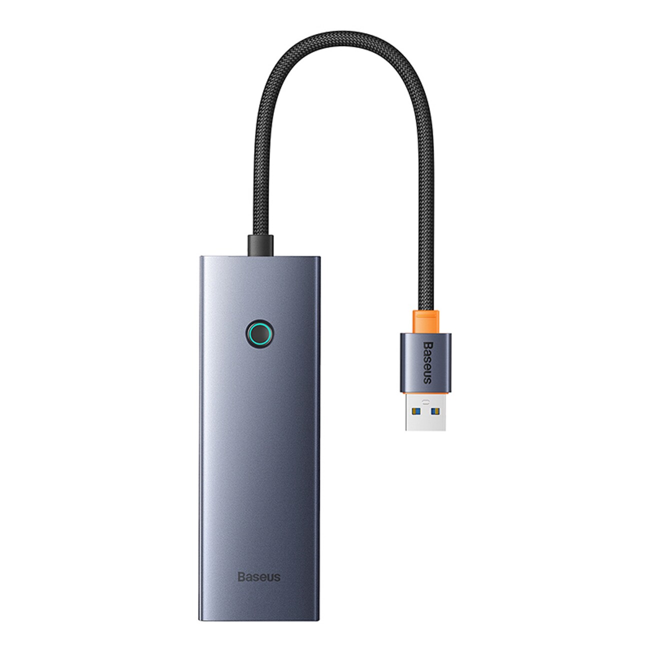 Baseus UltraJoy-serien USB-A-hubb, 4xUSB-A 3.0, 1xUSB-C 5 V – grå, bild 2